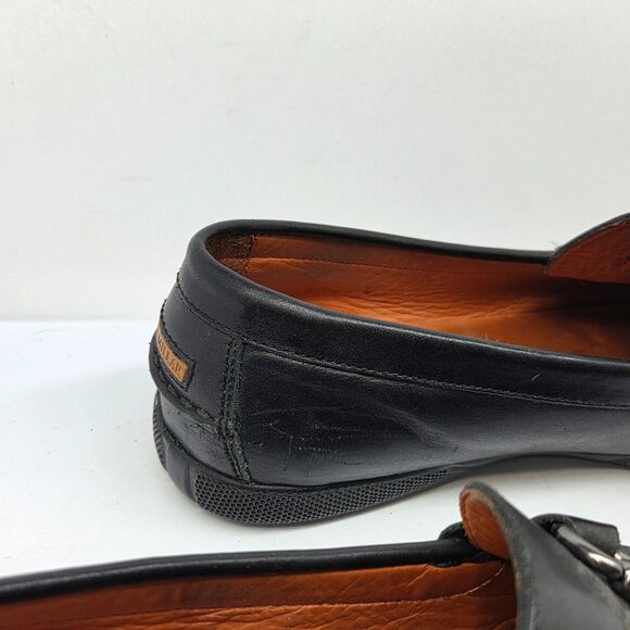 Peter Millar MC00F40 Mens Black Leather Moc Toe Horse Bit Loafers  Size US 8.5 M main image 7